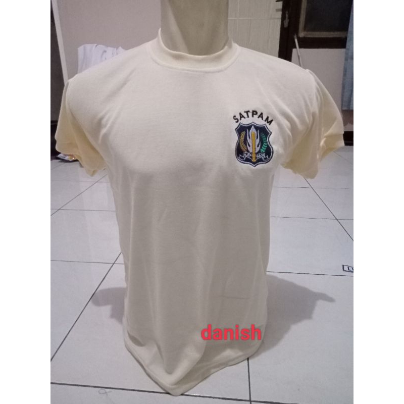 KAOS SATPAM SECURITY TERBARU BORDIR