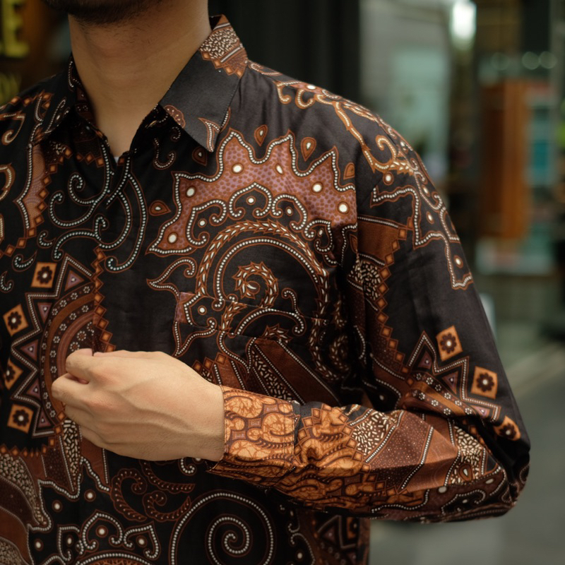 Batik Ayman - ARKHA | Kemeja Batik Pria Katun Solo Halus