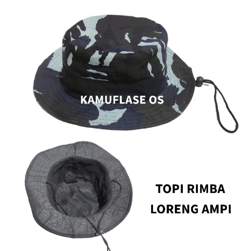 Topi rimba army loreng Biru Loreng Abu Loreng IPK Loreng AMPI dan Loreng Rusia