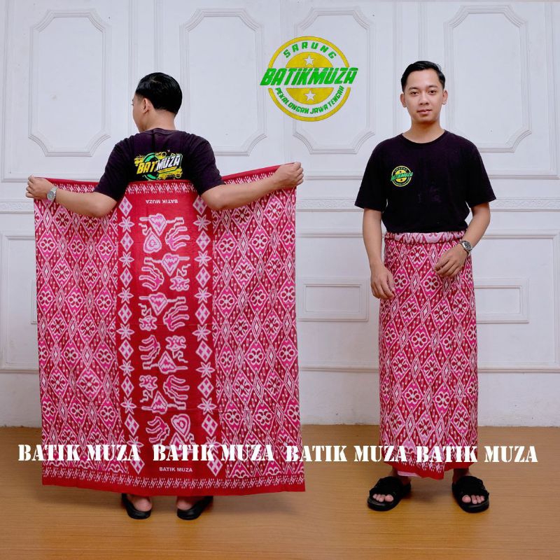 SARUNG BATIK HALUS GOYOR MOTIF LAMIRI/jahitan rapi siap pakai