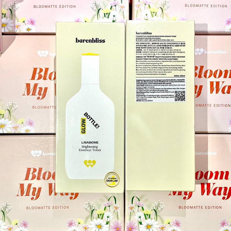 BNB barenbliss Meta-Glow Glow Bottle! Lavabiome Brightening Korea Essence Hydrating Toner