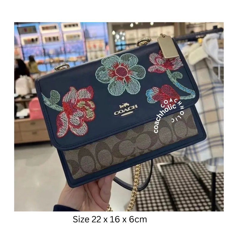 coach klare embroidery