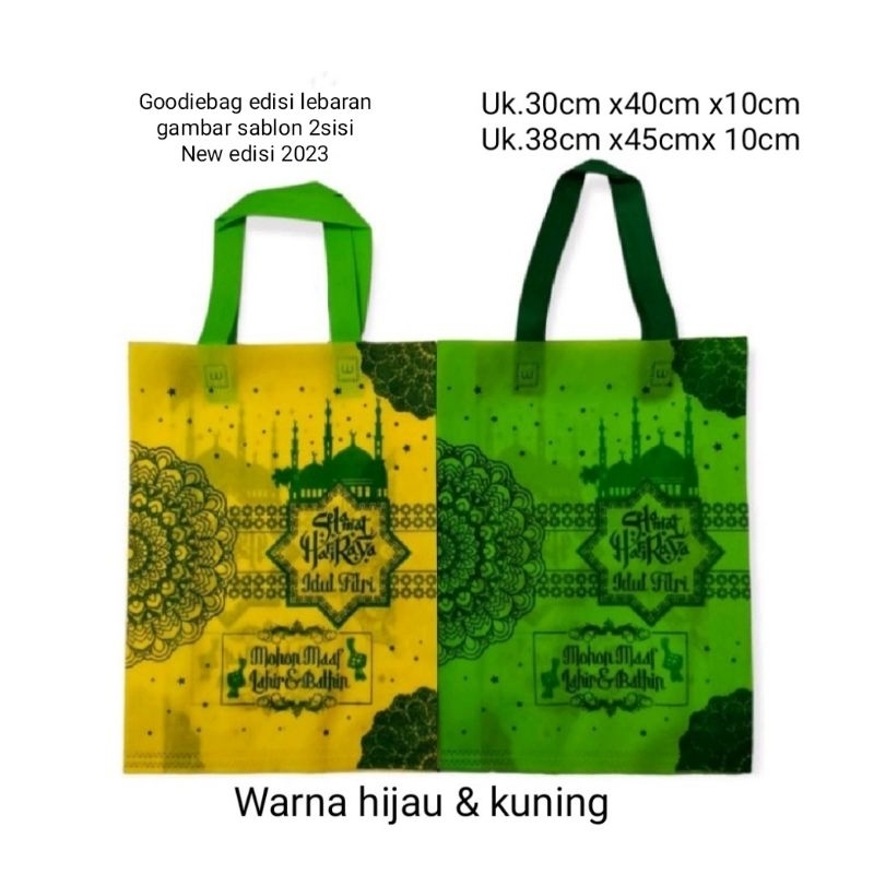 Tas spunbond lebaran hampers lebaran idul fitri 12pcs/1lusin