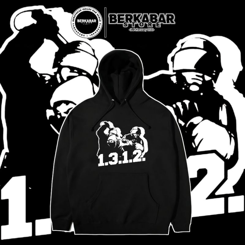 Hoodie Acab 1312/Hoodie Ultras Acab 1312 [Plastisol] •BerkabarStore•