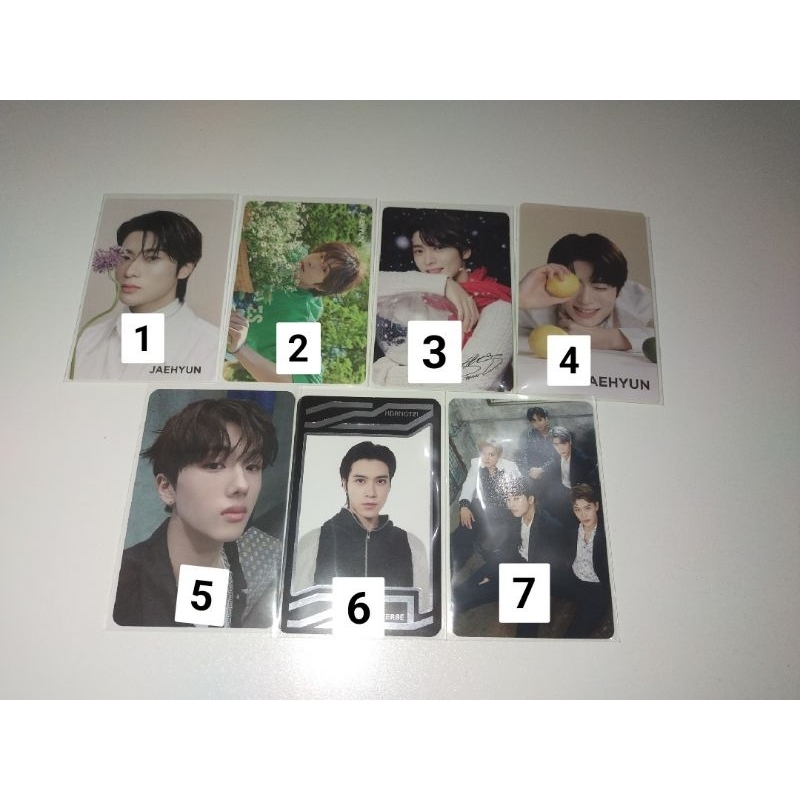 pc jaehyun natrep/jisung jewel universe/uc hendery/dicon 101 grup nct