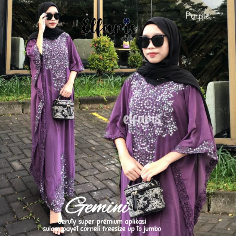 GEMINI KAFTAN WANITA TERBARU BY ELFARIS