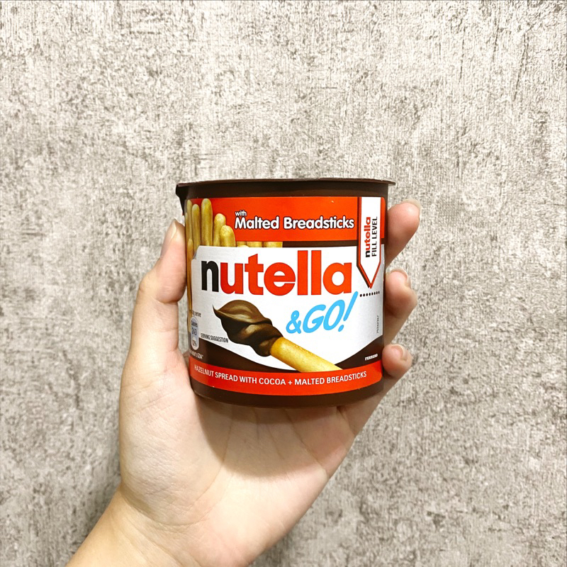 Jual Nutella &amp; Go with malted breadsticks by Ferrero Original 48gr ...