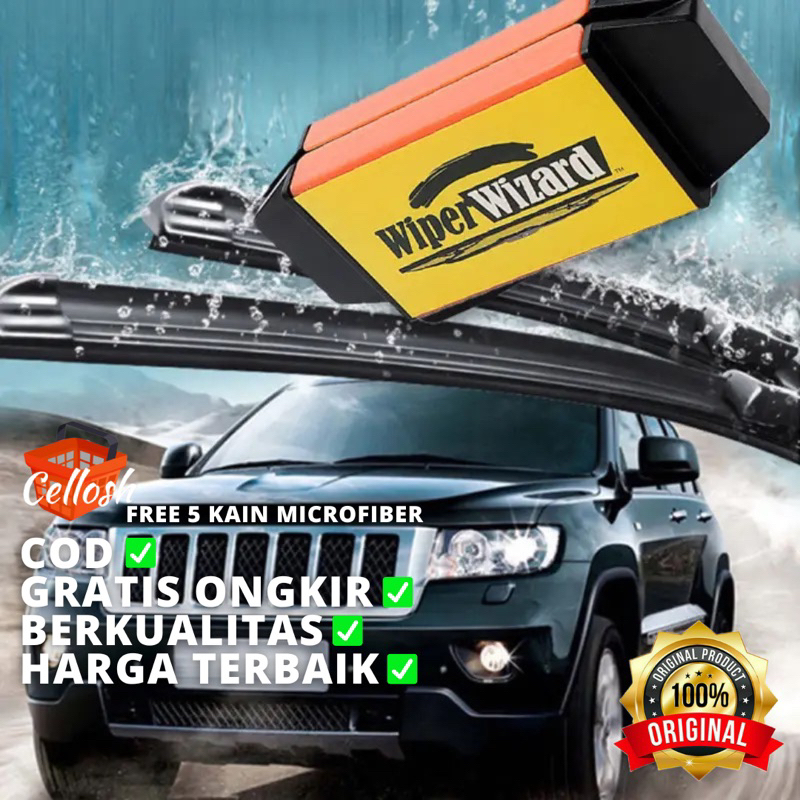 Wiper Wizard Pembersih Wiper Mobil Kusam Kotor Berjamur Alat Pembersih Kaca Mobil