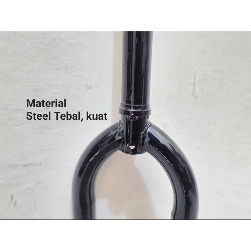FORK 18 INCH  GARPU 18 INCH SEPEDA ANAK BMX MINI MODEL OS FORK OVS OVERSIZE BICYCLE KID FORK STEEL MATERIAL BESI FORK SEPEDA ANAK FORK 18INCH OVER SIZE