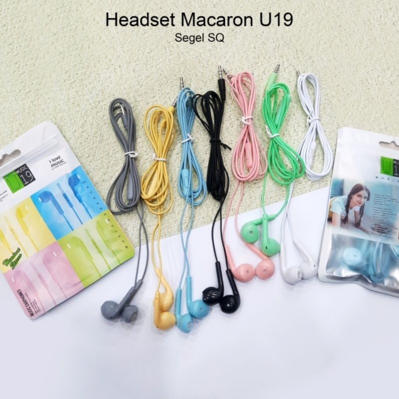 HF/Headset Macaron U19 Super Bass ♧