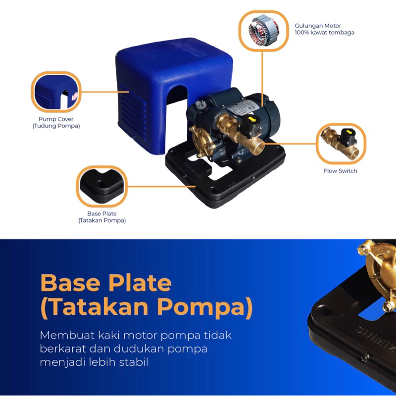 Booster Pump Shimizu PB 228 BIT / Pompa Air Dorong SNI