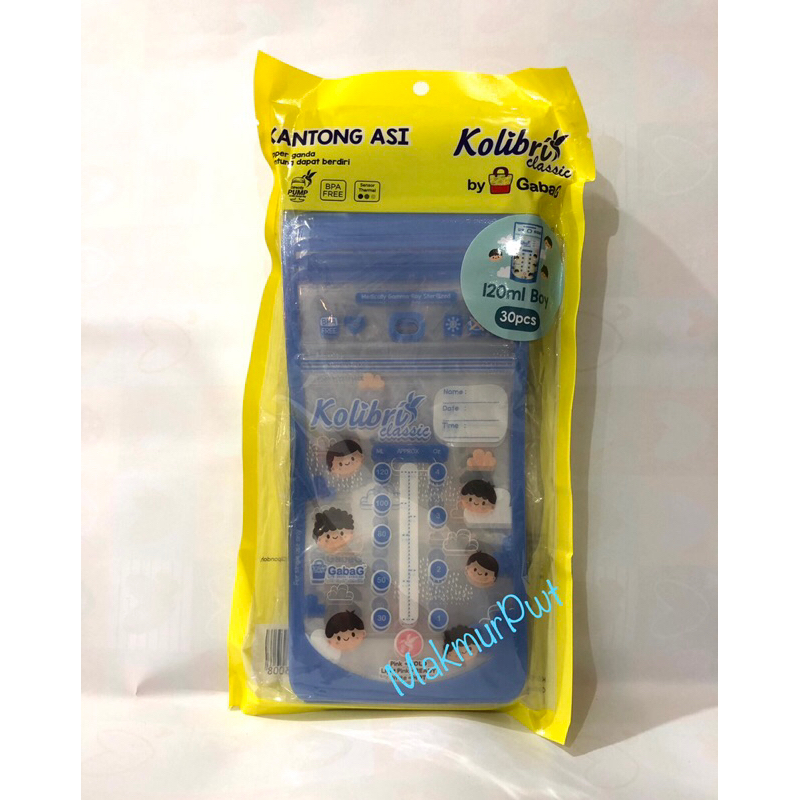 GABAG Kantong Asi 120 ml/ breastmilk storage SENSOR PANAS