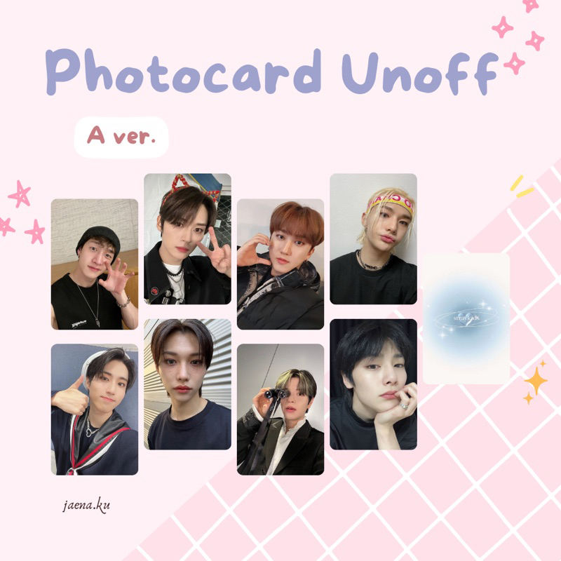 [STRAY KIDS] PHOTOCARD SELCA #2 STRAY KIDS UNOFFICIAL