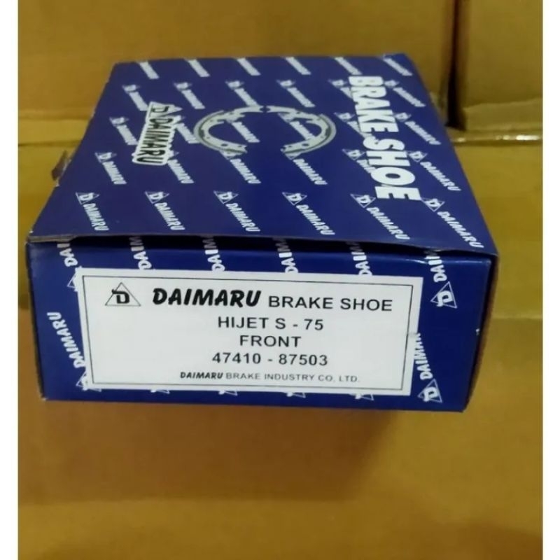 kampas rem depan daihatsu hijet s70/75