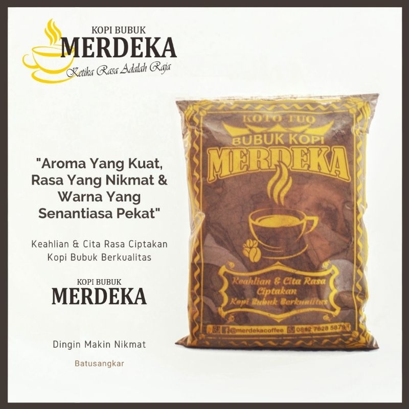 

Kopi Bubuk MERDEKA 300 Gram