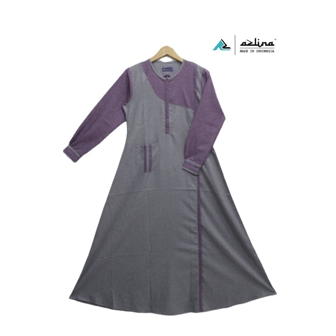 Baju Gamis Wanita Terbaru Bahan Katun Madinah Long Dress Simple Fashion Muslimin Terbaru