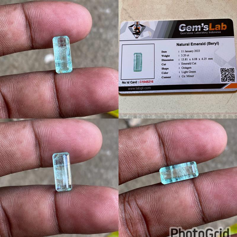 Batu zamrud Colombia natural Zambian Emerald Jamrud Ethiopia