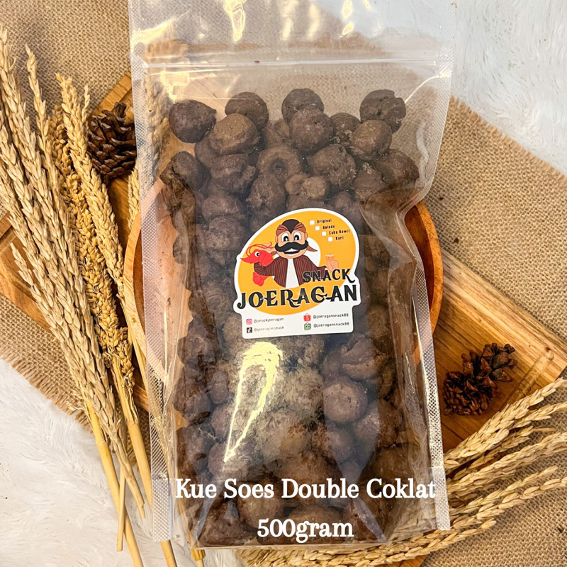 

(500gram) Kue Soes Double Coklat & Kue Soes Coklat