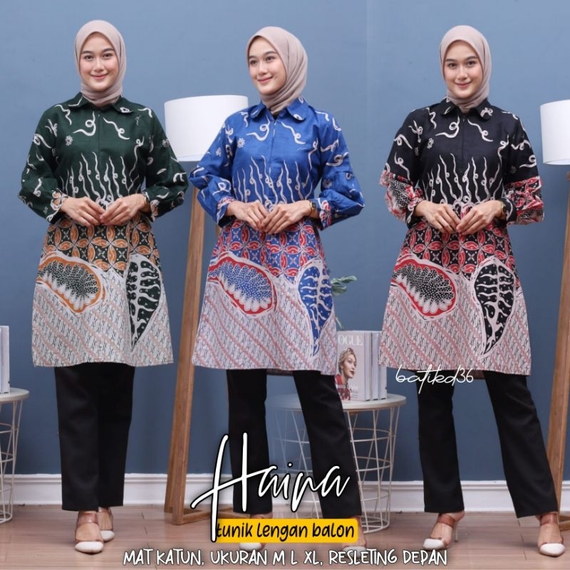 Dress batik katun halus murah kekinian Baju Atasan kasual Wanita kerja cantik modern dress cewek seragam kembar etnik tradisional motif terbaru keren bagus casual  simple btc solo dewasa modern branded fashion remaja dewasa premium kece