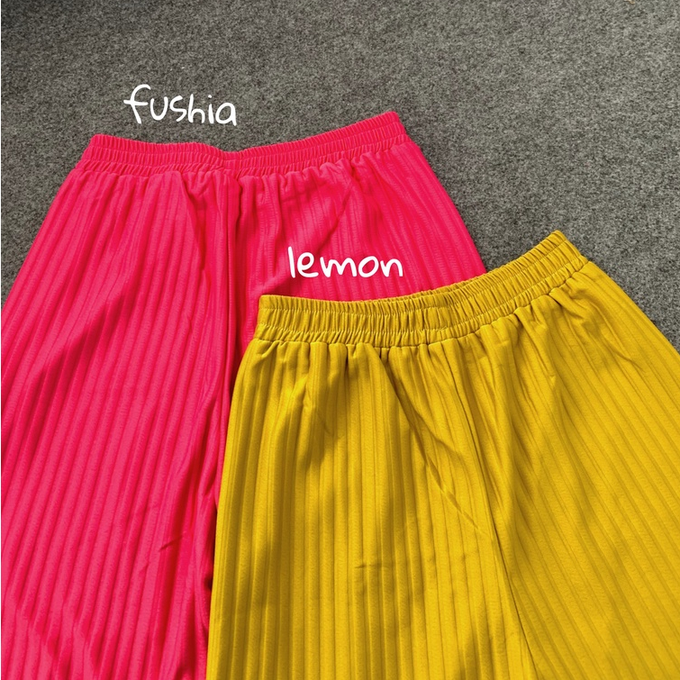 Kulot Knit Highwaist Wanita - Celana Kulot Knit Wanita Premium - Hornet Pants