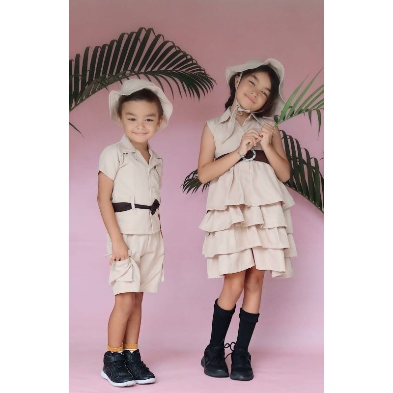 Jual KOSTUM PEMBURU / KOSTUM PENJAGA HUTAN / KOSTUM FOTO BAYI / BAJU ...