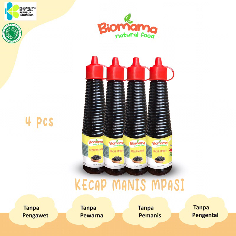 

BIOMAMA Kecap MPASI Kecap Manis 4 pcs