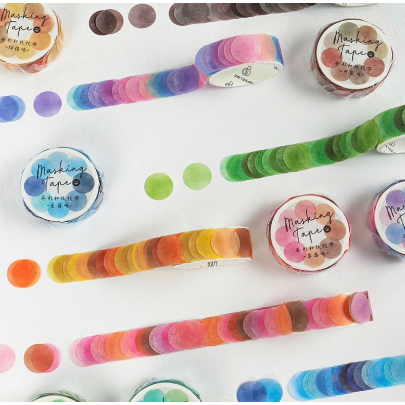 

Selotip washi motif polkdot murah (10pcs)