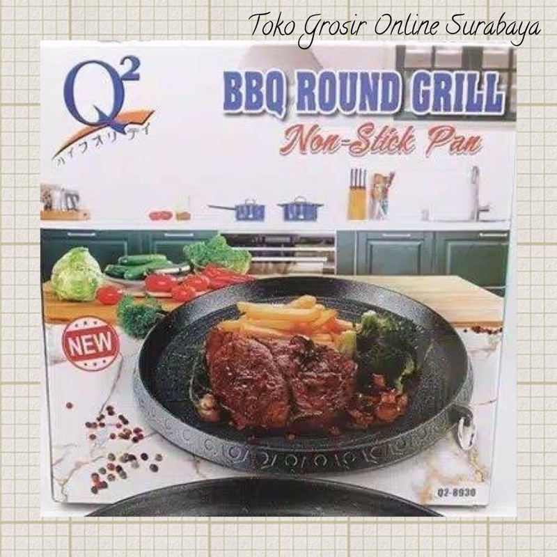 Alat Pemanggang BBQ Round Grill Q2 8930