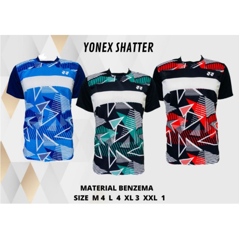 Baju Badminton Printing / Jersey Badminton Printing / Kaos Badminton Printing