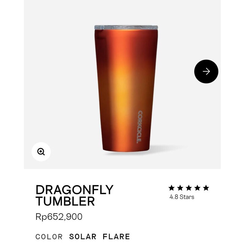 dragonfly tumbler corkcicle 16oz 475ml