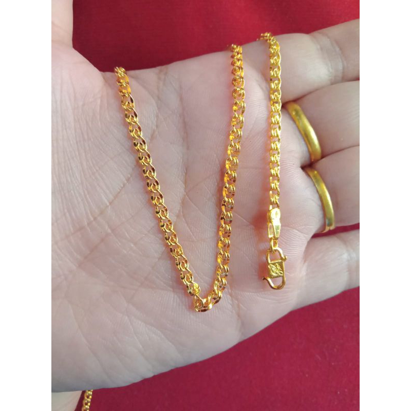 kalung 88 lapis emas 24k