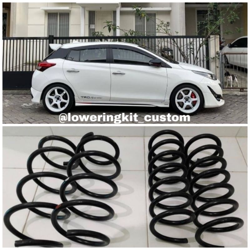 per coil spring loweringkit yaris etios vios mazda2