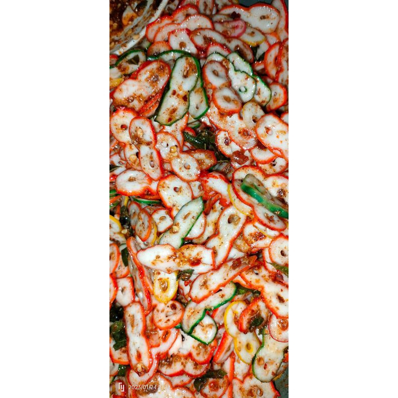 

sebring/seblak kering angka 8 cikruh pedas daun jeruk