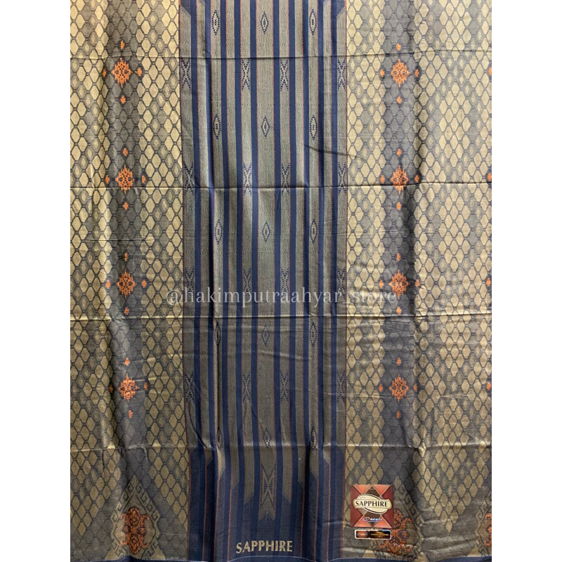 Sarung Tenun Dewasa Sapphire Premium Kawung Jacquard ( SKJ )