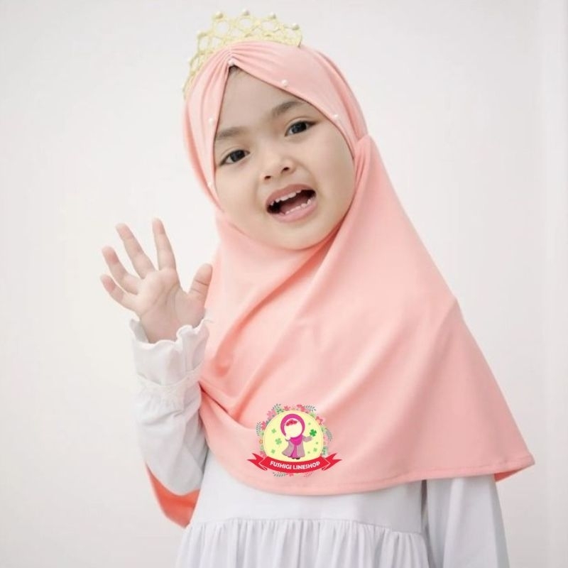 Latopia_ Hijab Anak - Crown (Mahkota)