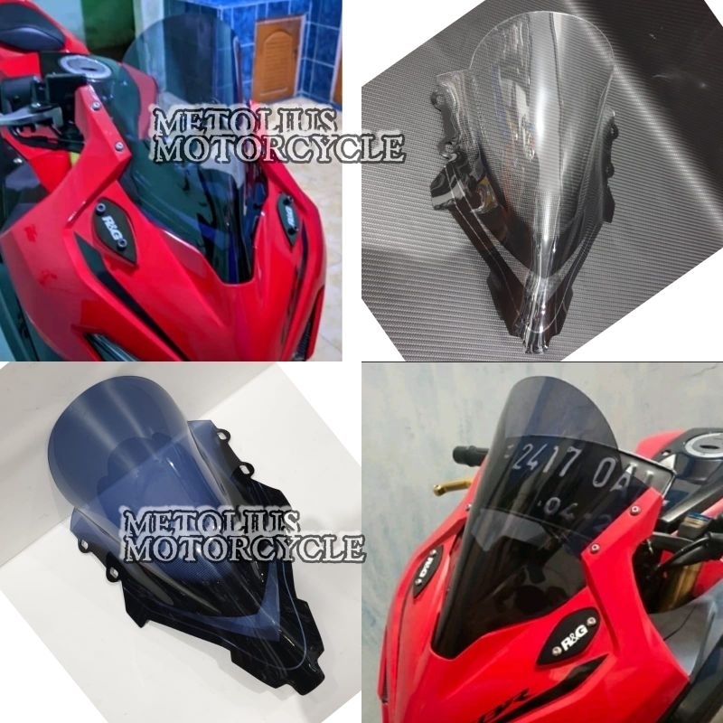 windshield carbon cbr150 2021 visor black series new cbr150R k45R