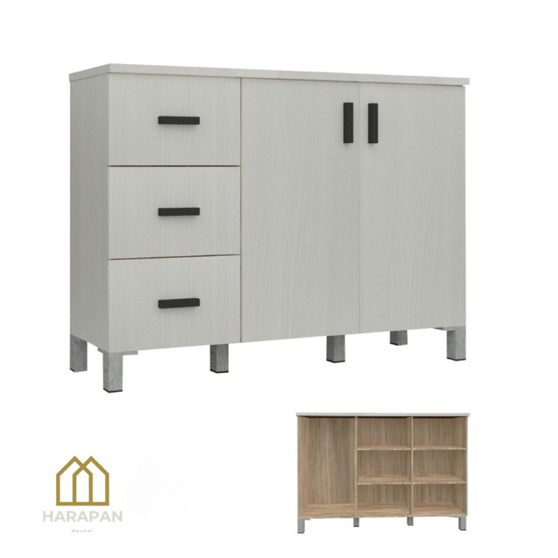 Lemari Serbaguna Kaki Besi