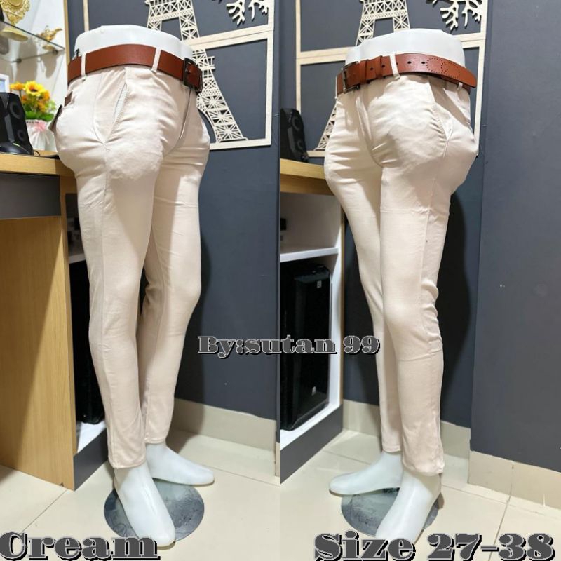 COD CELANA PANJANG BAHAN CATOON CHINOS PRIA