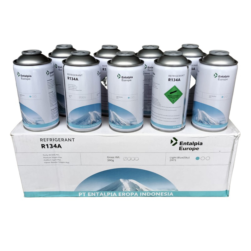 R134 Entalpia Kaleng 390gr