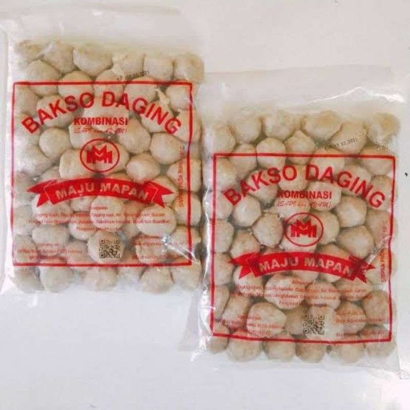 

Maju Mapan Bakso Daging 750 gr (50pcs)