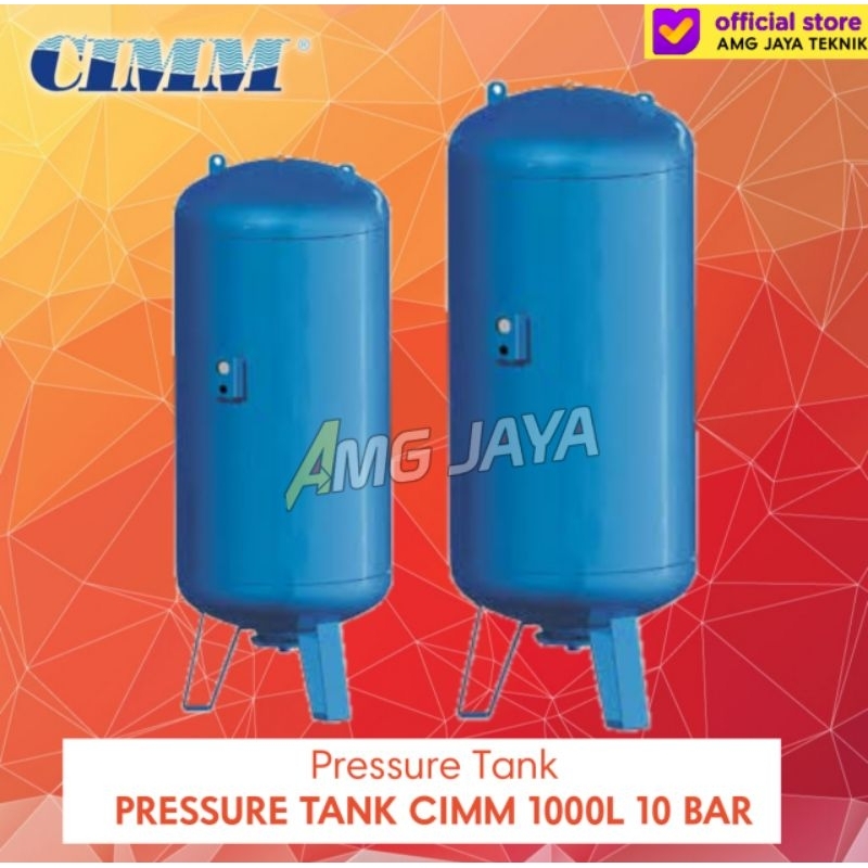 PRESSURE TANK CIMM 1000L 10 BAR TABUNG POMPA AIR 1000L CIMM PRESSURE TANK 100L AFE CE CIMM 1000L 10 