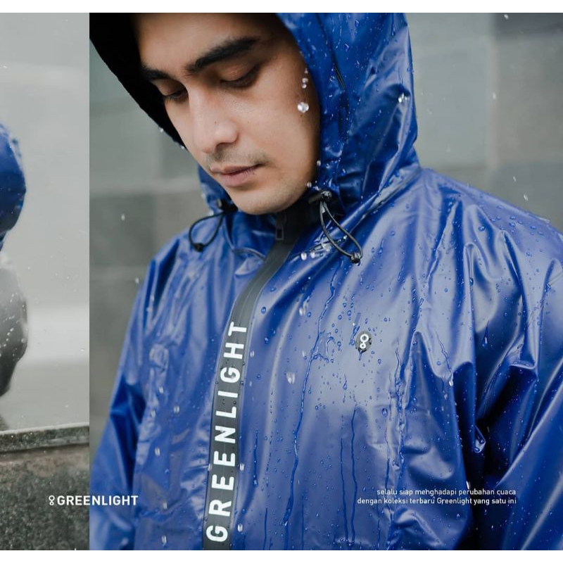 Greenlight Anti Rain Coat Jas Hujan Mantel RainCover Ori ItsGreenlight