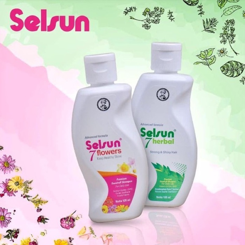 Bisa COD - Selsun 7 Flowers - 7 Herbal Shampoo