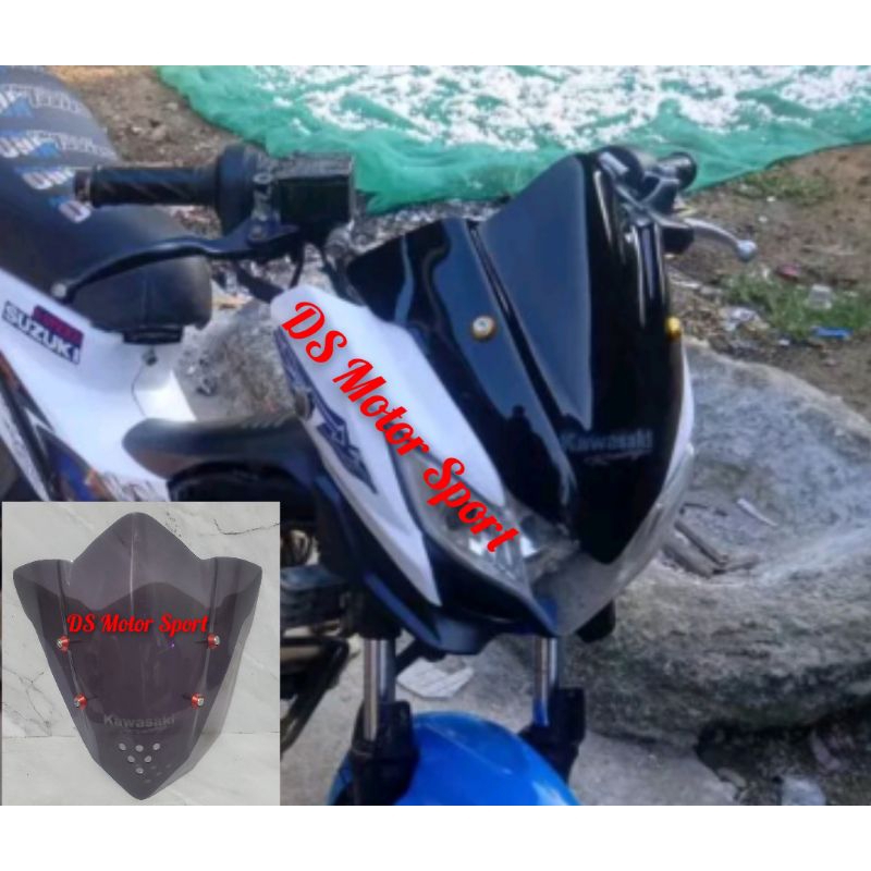 VISOR SATRIA FU BARONG JENONG PLUS BAUD WINDSHIELD SATRIA FU BARONG JENONG MODEL NINJA R