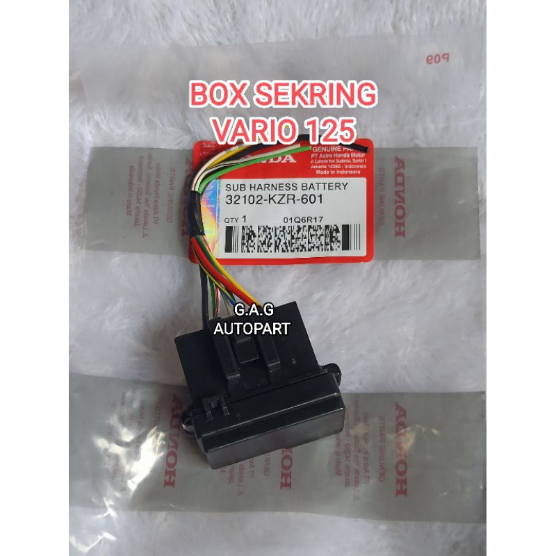 BOX SEKRING RUMAH SEKRING HONDA VARIO 125 KZR