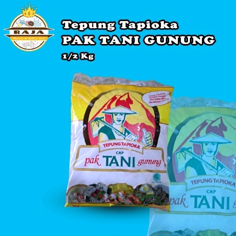 Tepung Tapioka Pak Tani Gunung di atas meja dapur