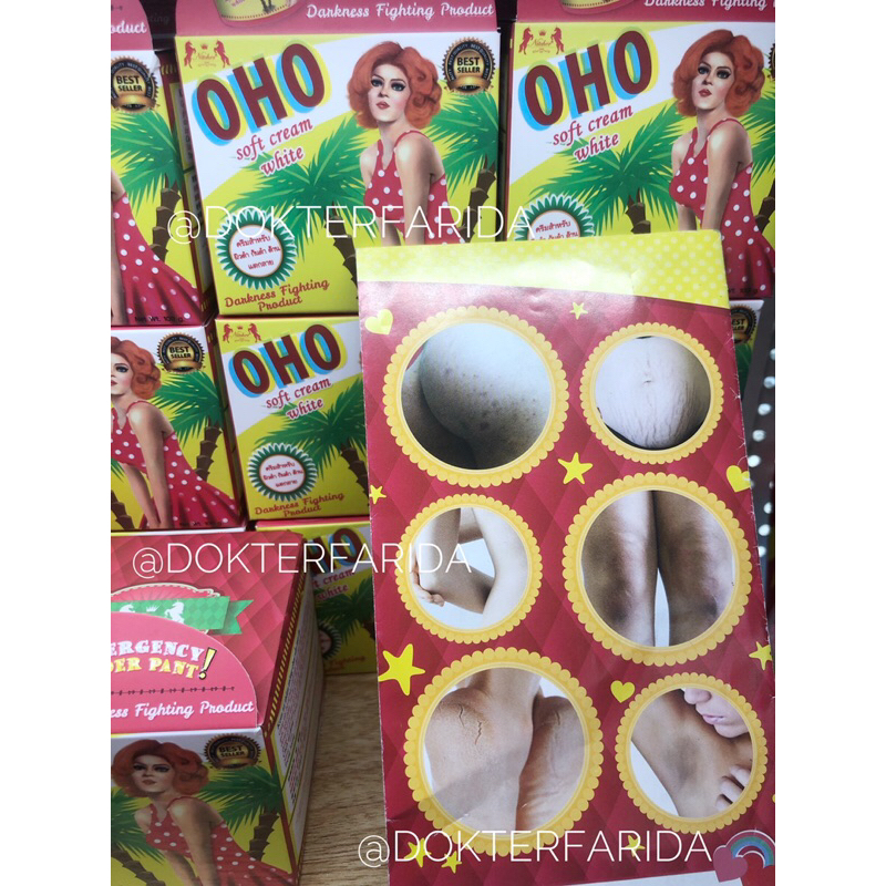 OHO Cream Original Thailand | OHO Soft Cream | OHO Underarm Cream | OHO Gluta Soap