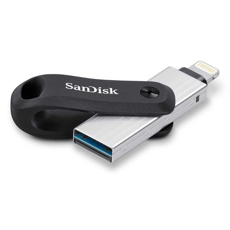 Sandisk iXpand Flashdisk Go Lightning USB 3.0 OTG 256GB SDIX60N Hitam