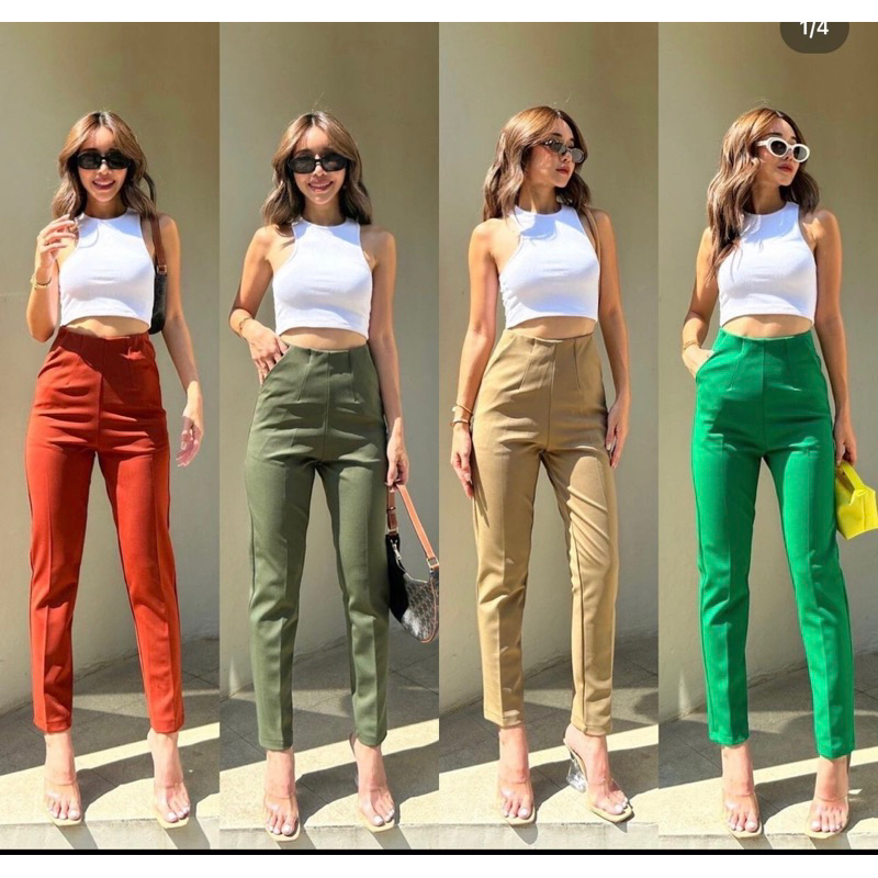 [READY] MARIE PENCIL PANTS PROMTHONG 7/9 HW / READY CELANA WANITA PROMTHONG 7/9 BANGKOK