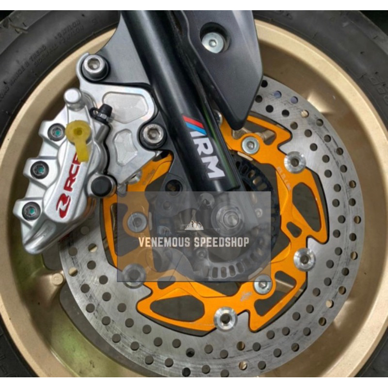 Breket ARM Aerox Untuk Kaliper RCB / Nissin Samurai Disc 260